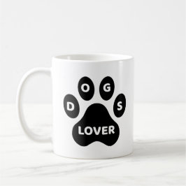 Taza de café para amantes de los perros
