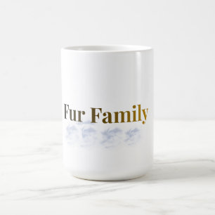 Taza de café para amantes de mascotas de la famili