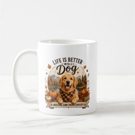 Taza de café para amantes de perros Golden Retriev