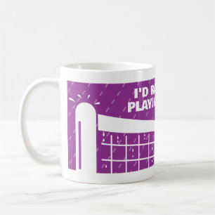 Taza de café para amantes del tenis para un día ll