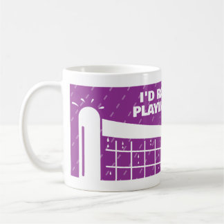 Taza de café para amantes del tenis para un día ll