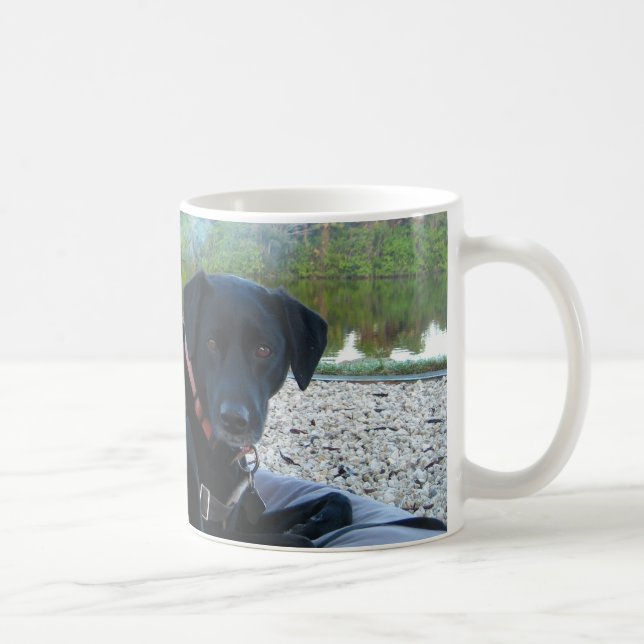 Taza De Café para arriba encrespado perrito (Derecha)