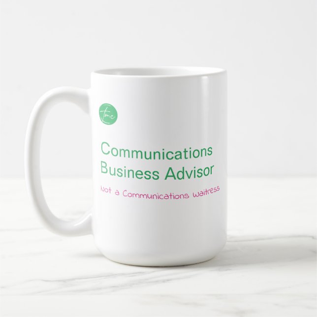 Taza de café para Asesor Empresarial de Comunicaci (Izquierda)