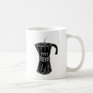 Taza de café para cabeza de olla