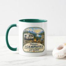Taza de café para campistas - ¡Bienvenidos a nuest