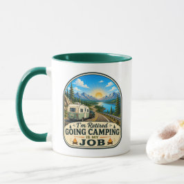Taza de café para campistas - ¡Estoy jubilado!