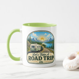 Taza de café para campistas - ¡Vamos de viaje por