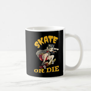 Taza de café para chica skater con la leyenda "Ska