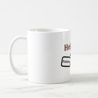 Taza de café para computadora de soporte técnico R