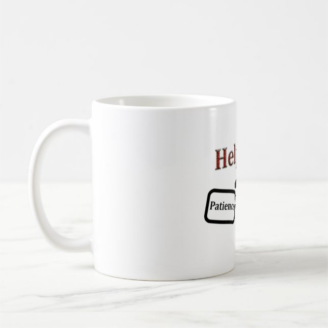 Taza de café para computadora de soporte técnico R (Izquierda)