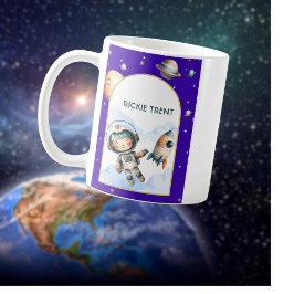 Taza de café para cumpleaños de niños fuera de est
