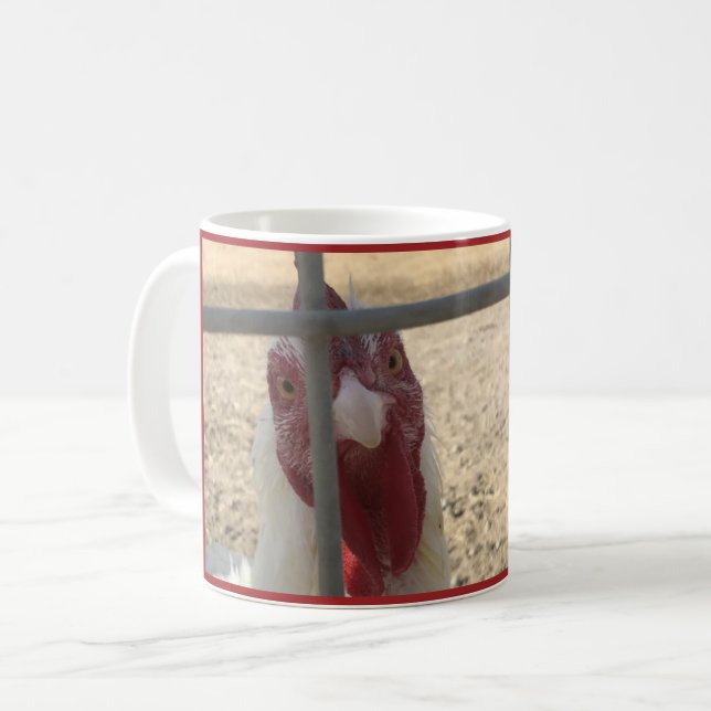Taza de café para desayunar con pollo (Anverso izquierdo)