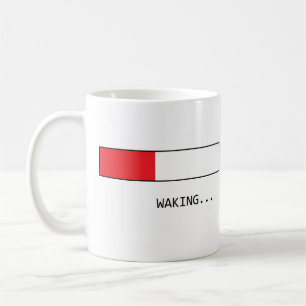 Taza de café para despertar y almacenar en búfer