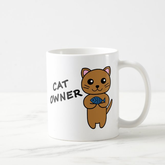 Taza de café para dueños de gatos (Derecha)