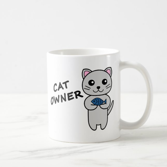 Taza de café para dueños de gatos (Derecha)