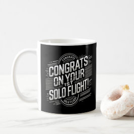 Taza de café para el 1er vuelo solo