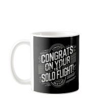 Taza de café para el 1er vuelo solo