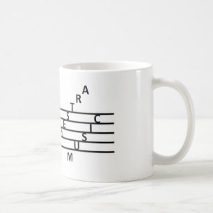 Taza De Café Para el amante de la música orquistra