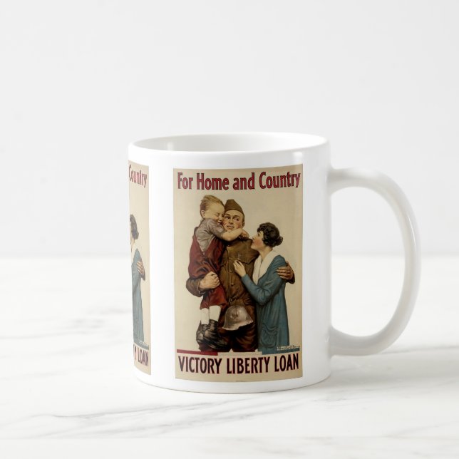 Taza De Café Para el hogar y el país (Derecha)