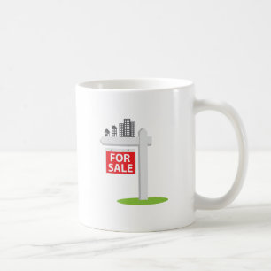 Taza De Café Para el Rótulo de la venta