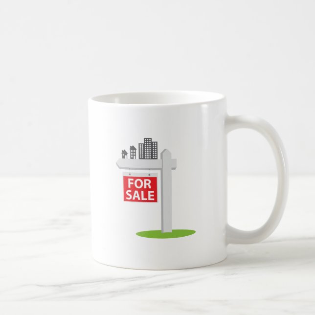 Taza De Café Para el Rótulo de la venta (Derecha)