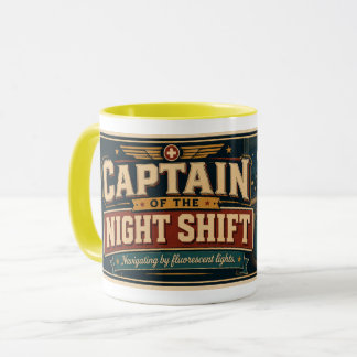 Taza de café para enfermeras del turno de noche Re