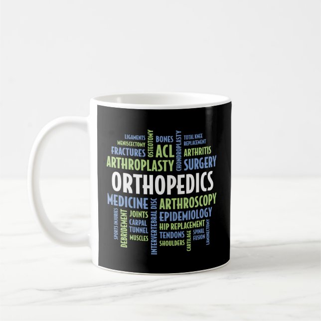 Taza De Café Para Enfermeras Ortopédicas Y Médicas Ortopédicos (Izquierda)