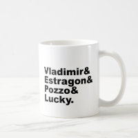 Para estragón Pozzo de Godot que espera - de