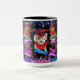 Taza de café para graduado de Hot Dog