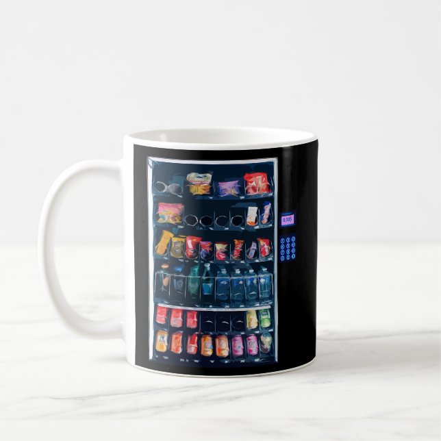 Taza De Café Para Halloween Vending Machine Silvester (Izquierda)