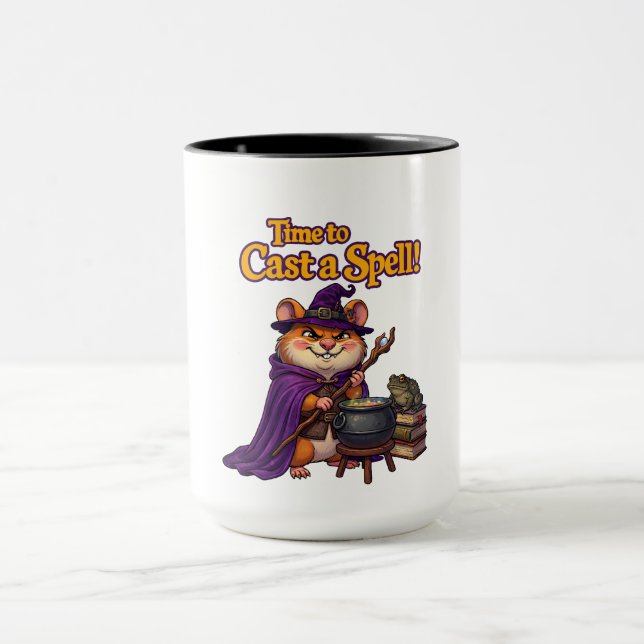 Taza de café para hámster de mago lindo (Centro)