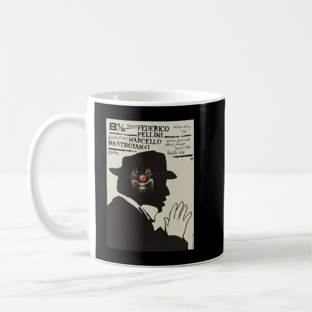 Taza De Café Para hombres mujeres federico fellini asombroso pa (Izquierda)