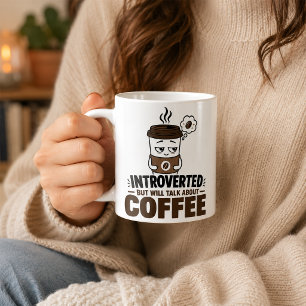 Taza De Café Para Introvertidos Divertidos Regalo 