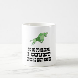 Taza De Café Para ir a dormir, cuento las existencias, no las o