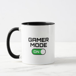 Taza de café para juegos con interruptor divertido