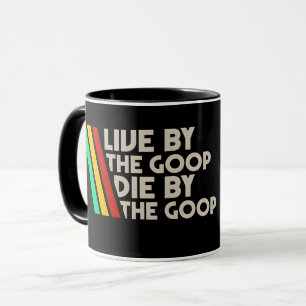 Taza de café para jugadores retro 'Live By The Goo