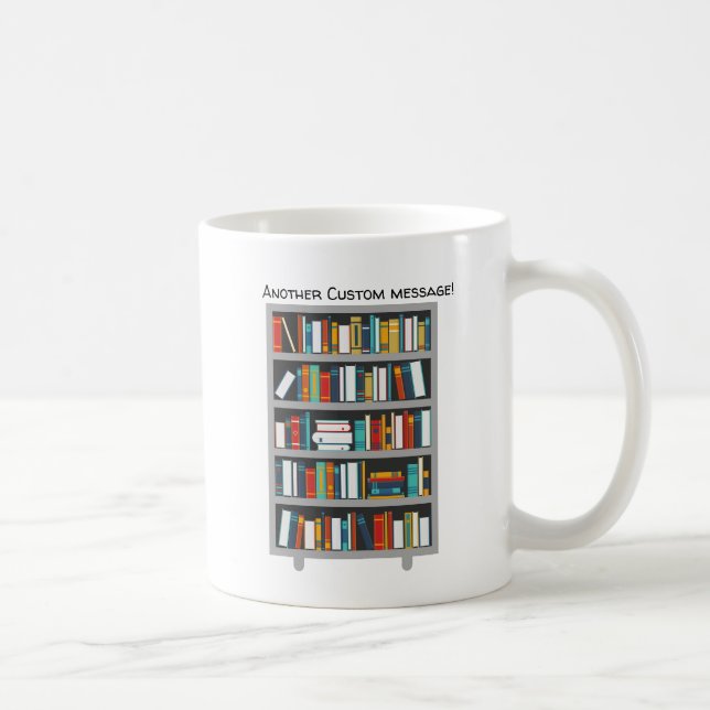 Taza de café para lectores, un ratón de biblioteca (Derecha)