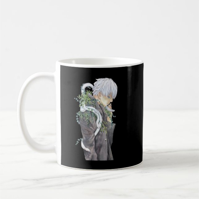 Taza De Café Para los hombres Mujeres Japonesas Mushishi Manga  (Izquierda)