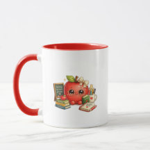 Taza de café para maestro y estudiante 