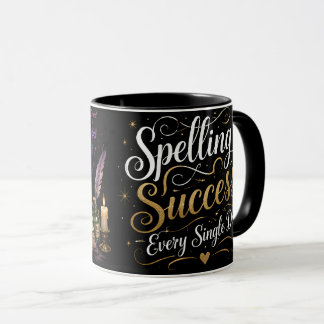 Taza de café para maestros Éxito en Ortografía Tod