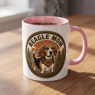 Taza de café para mamá Beagle Regalo para mamá d