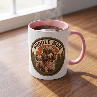 Taza de café para mamá de caniche | Regalo para ma