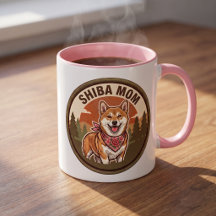 Taza de café para mamá de Shiba Inu | Regalo para 