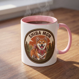 Taza de café para mamá de Shiba Inu | Regalo para