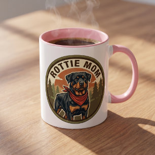 Taza de café para mamá Rottie Regalo para mamá d