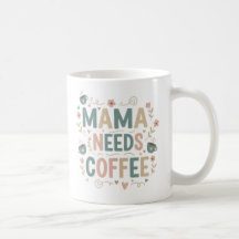 Taza de café para mamá | Taza de cerámica del día 