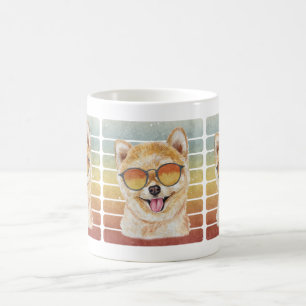 Taza de café para mamá y papá de Pomerania con pue