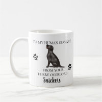Para mi sirviente humano regalo de perro divertido