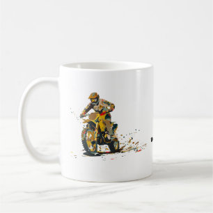 Taza de café para motociclista de motocicleta colo
