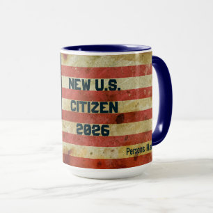 Taza de café para nuevo ciudadano estadounidense v